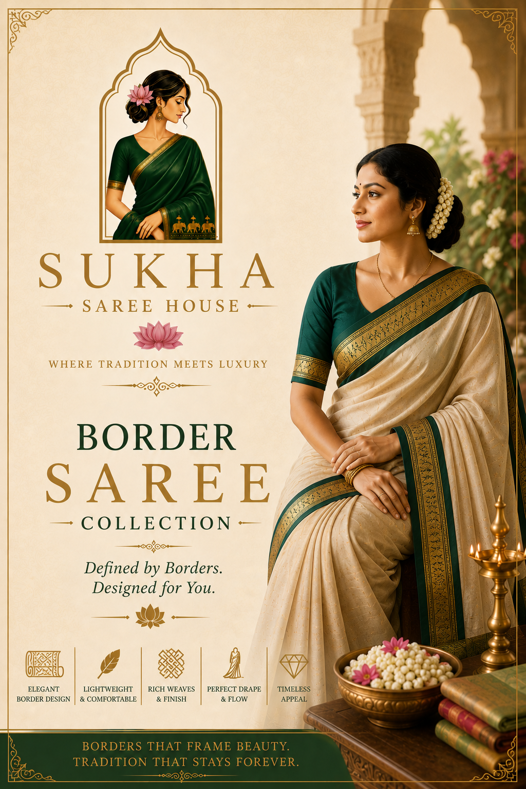 Border Saree