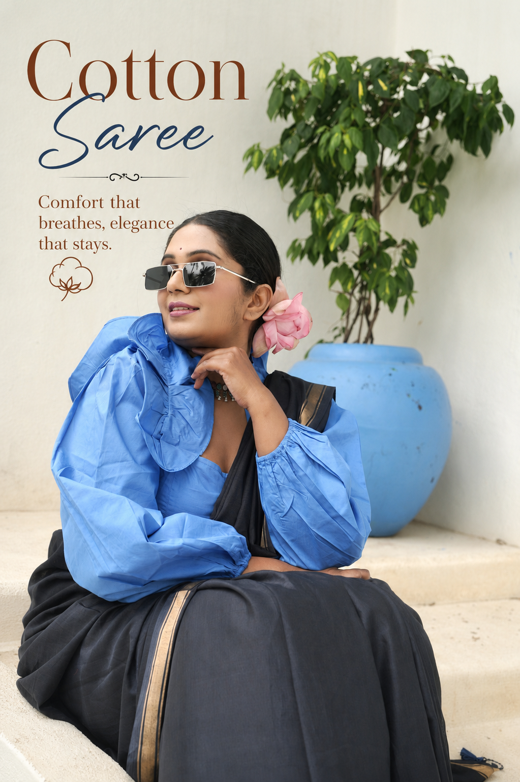 Pure Cotton Saree
