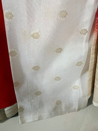 Premium Semi georgette silk saree  with Mango Border (Saree Code - S10)