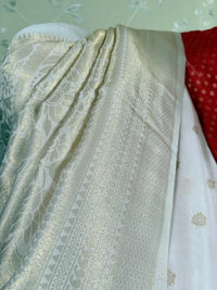 Premium Semi georgette silk saree  with Mango Border (Saree Code - S10)