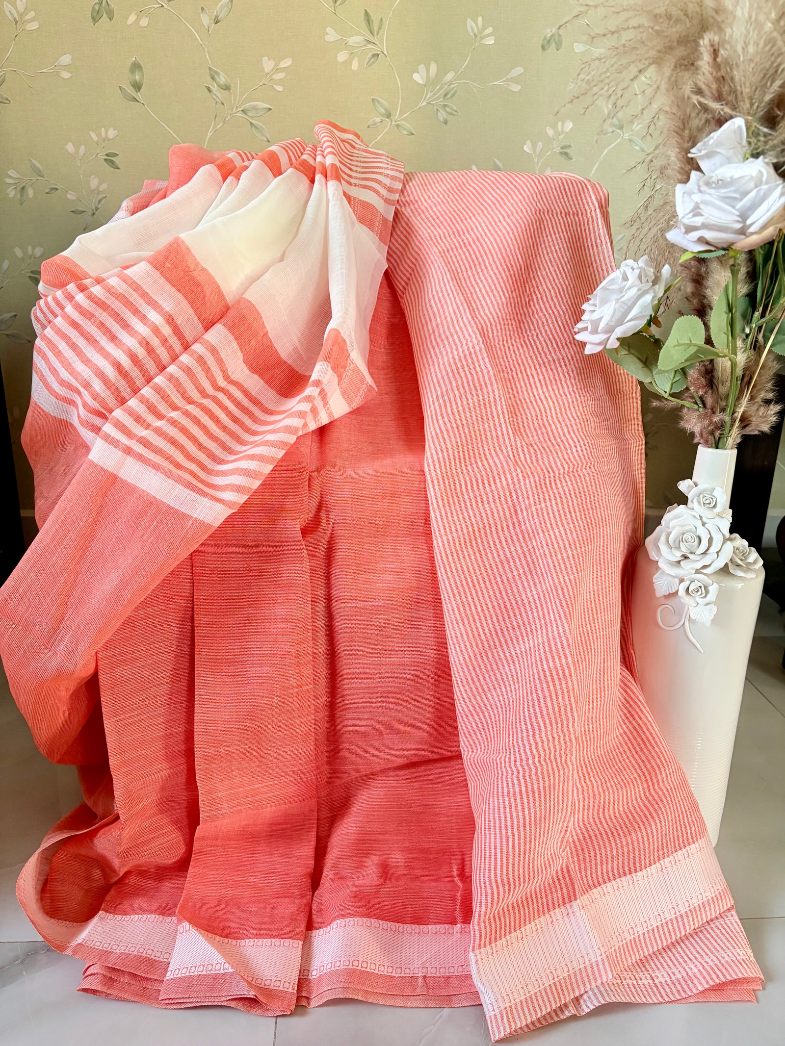 Premium Lenin Saree (Saree Code - S14)