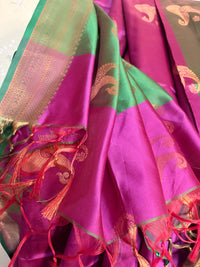 Premium Semi Cotton Silk with Tassels and Mango Butta (Saree Code-23)