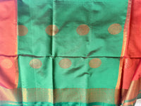 Premium Semi Cotton Silk with Tassels and Mango design Butta (Saree Code-25)