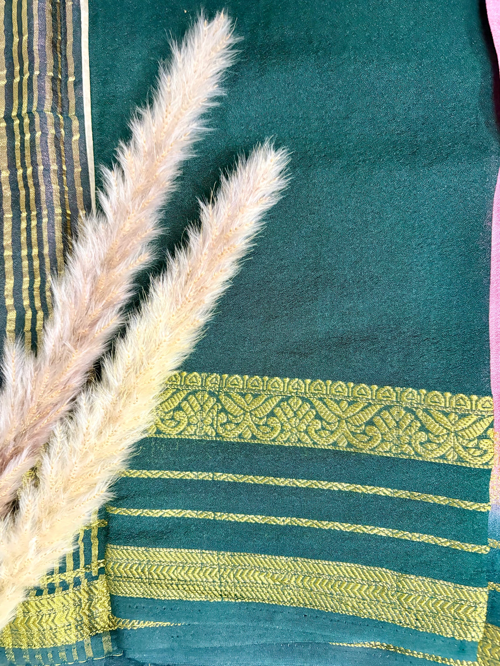 Premium Crepe Mysore Silk Saree (Saree Code-32)