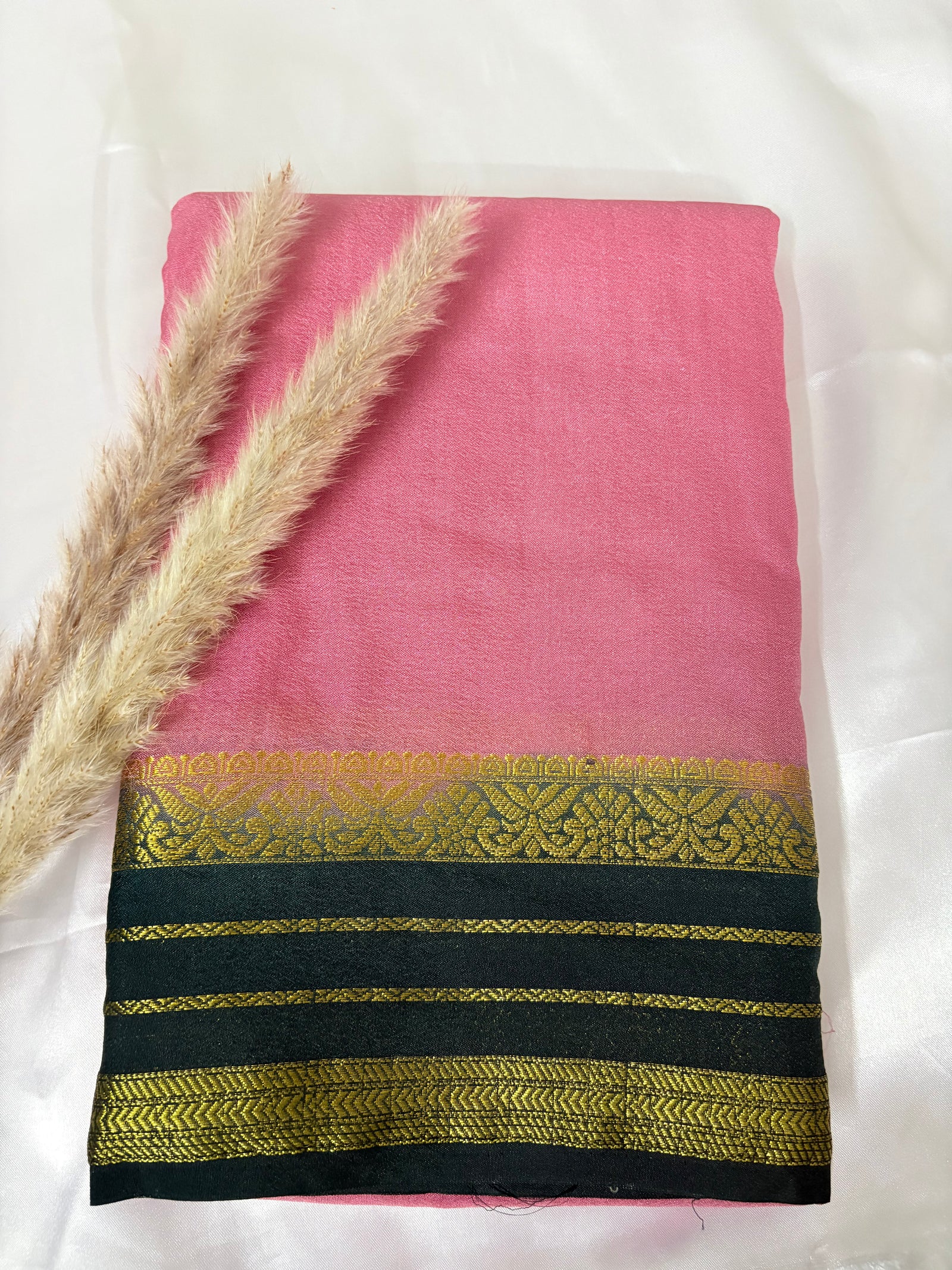 Premium Crepe Mysore Silk Saree (Saree Code-32)