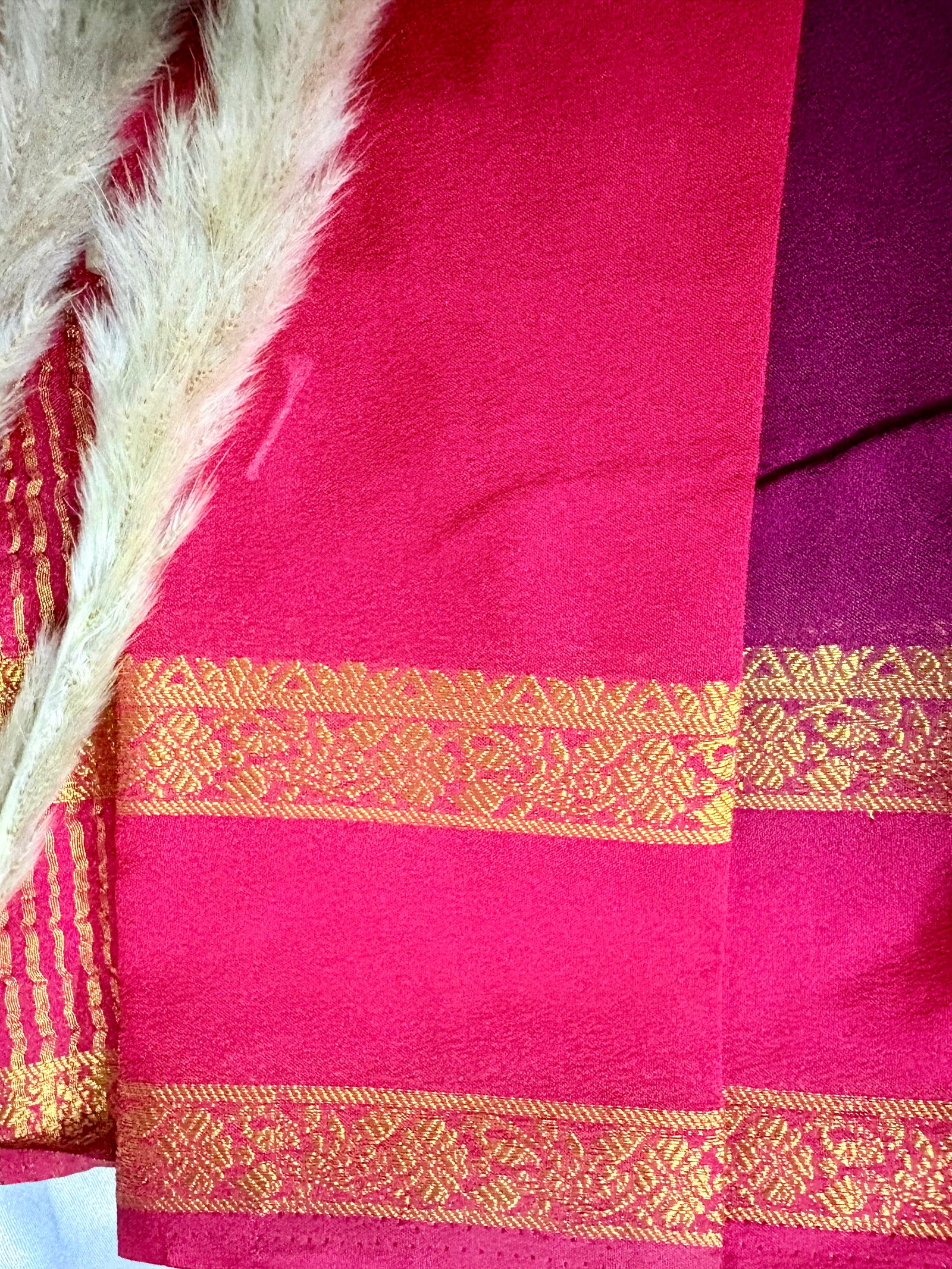 Premium Crepe Mysore Silk Saree (Saree Code-33)