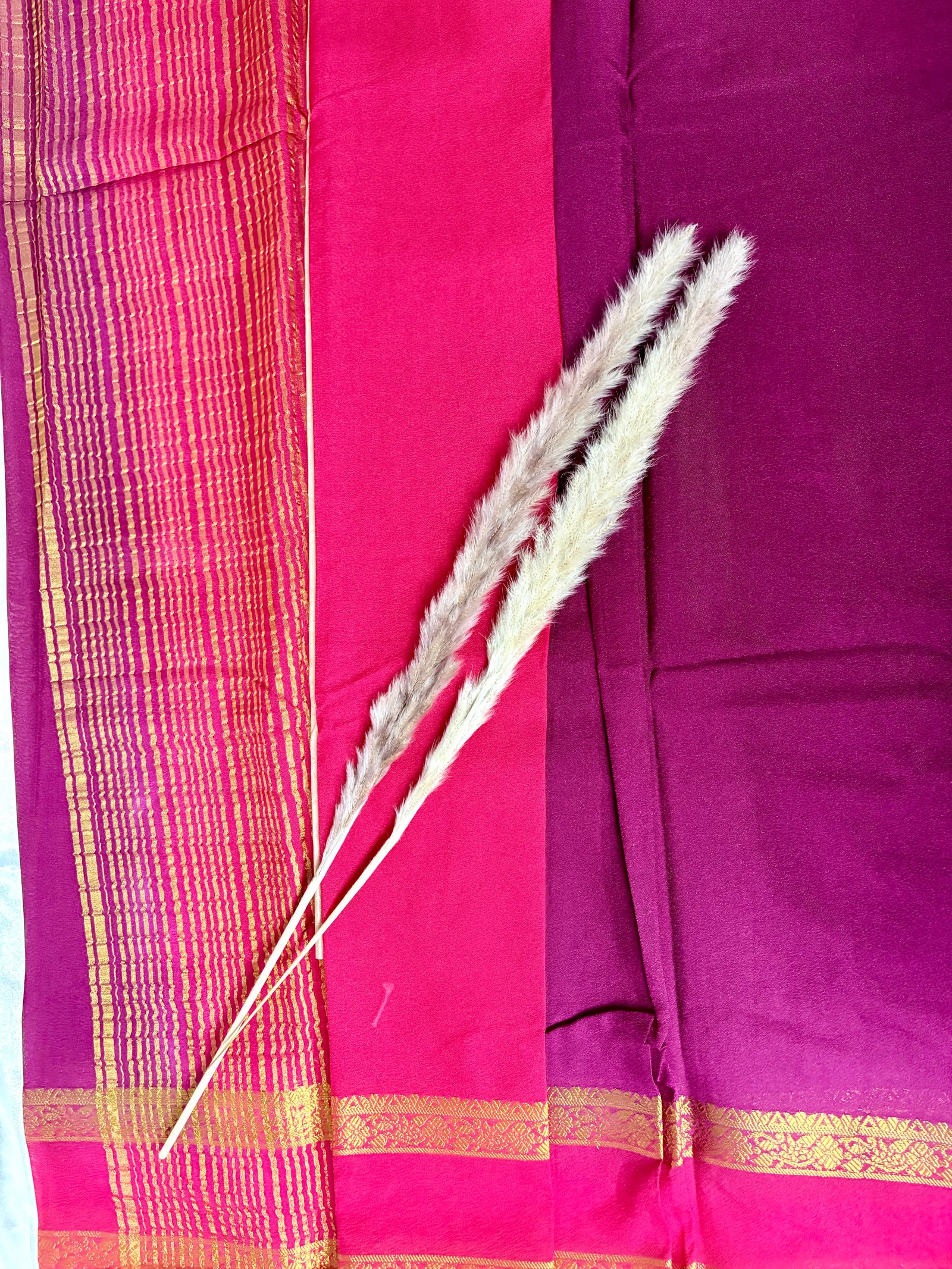 Premium Crepe Mysore Silk Saree (Saree Code-33)