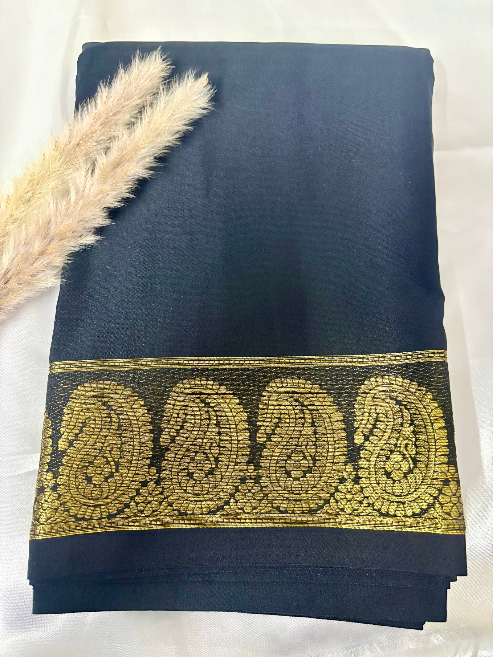 Premium Crepe Mysore Silk Saree (Saree Code-36)