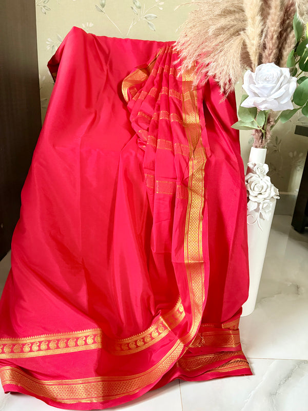 Premium Crepe Mysore Silk Saree (Saree Code-37)