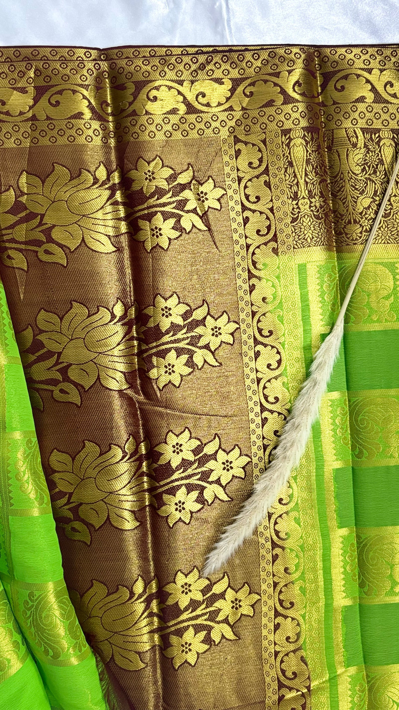 Premium Crepe Mysore Silk Saree (Saree Code-38)