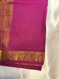 Premium Crepe Mysore Silk Saree  (Saree Code-39)