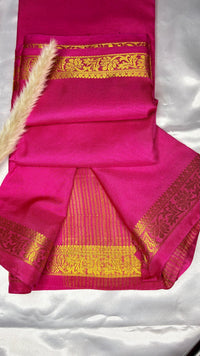 Premium Crepe Mysore Silk Chiffon Saree (Saree Code-43)