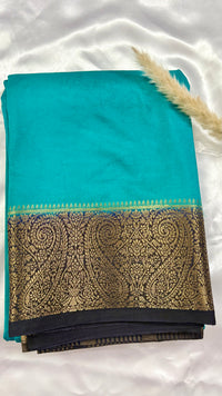 Premium Crepe Mysore Silk Chiffon Saree (Saree Code-46)