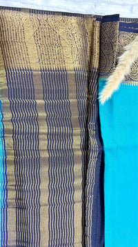 Premium Crepe Mysore Silk Chiffon Saree (Saree Code-46)