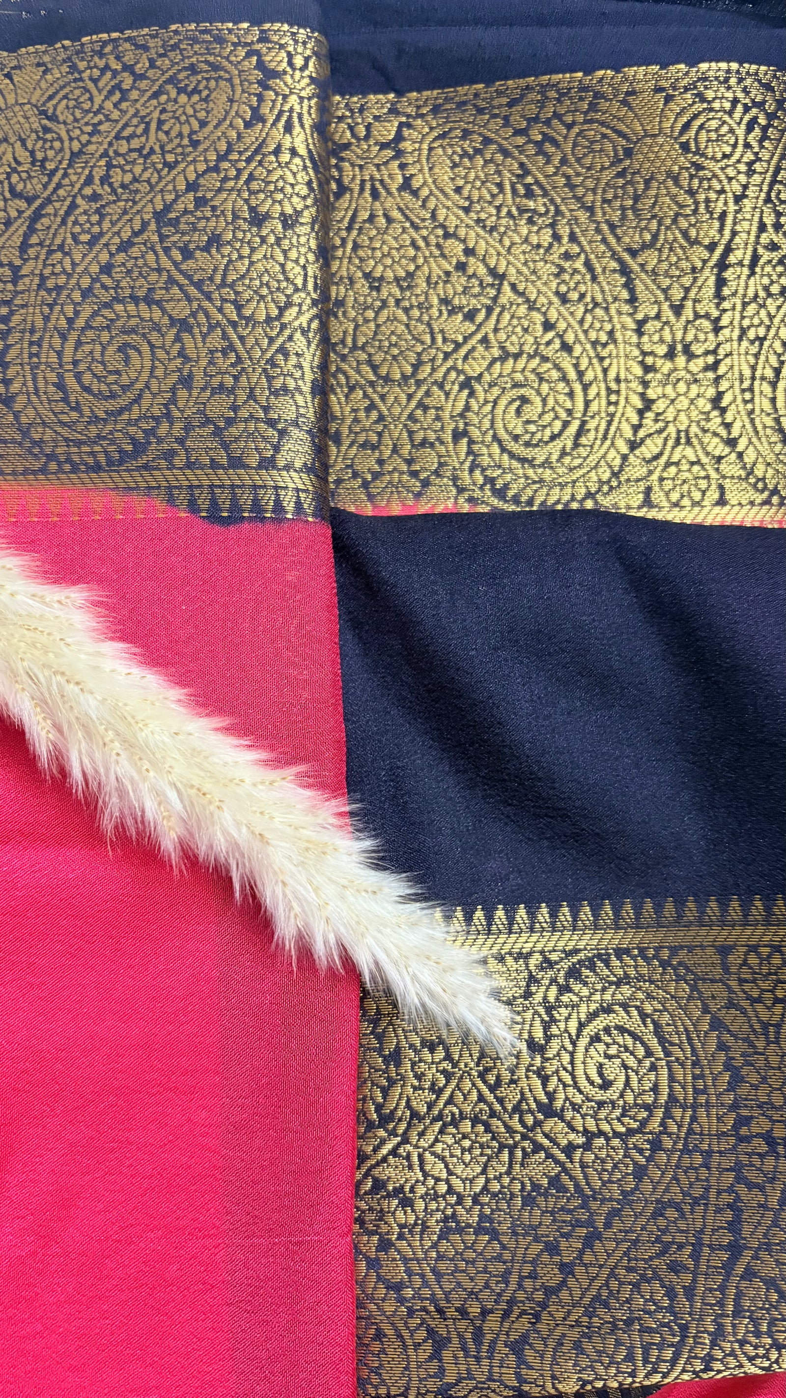 Premium Crepe Mysore Silk Chiffon Saree (Saree Code-47)