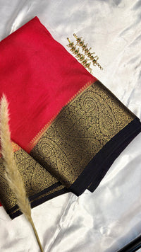 Premium Crepe Mysore Silk Chiffon Saree (Saree Code-47)