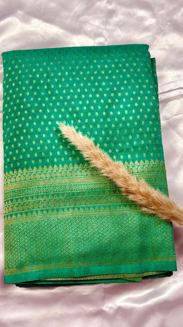 Premium Semi Banarasi Georgette Saree (Saree Code-49)
