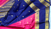 Premium Crepe Mysore Silk Saree with Butta and Double Border (Saree Code-52)