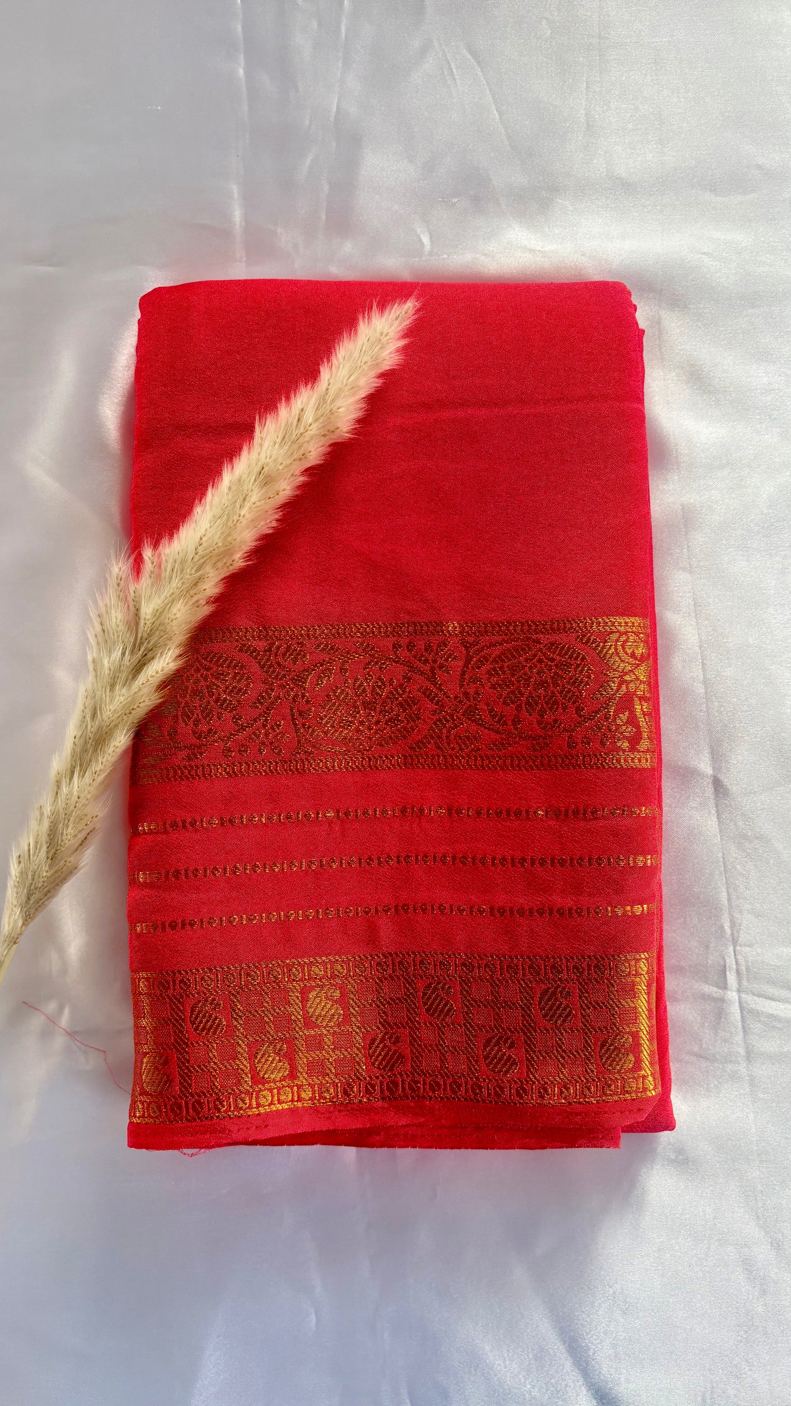 Premium Crepe Mysore Silk Saree  (Saree Code-54)