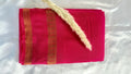 Premium Crepe Mysore Silk Blush Pink Saree with Double Border (Saree Code - S57)